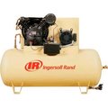 Ingersoll Rand Co Ingersoll Rand 7100E15-P, 15HP, Two-Stage Compressor, 120 Gal, Horiz., 175 PSI, 50 CFM, 3-Phase 200V 45466208